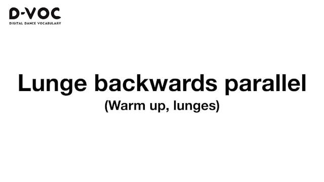 03 Warmup lunges - Lunge backwards pa...