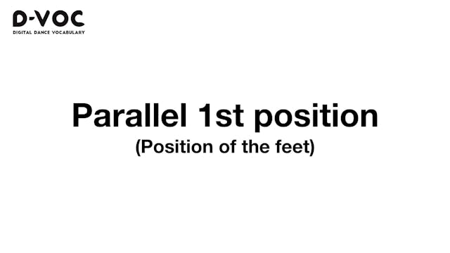 02 Position of the feet - Parallel 1s...