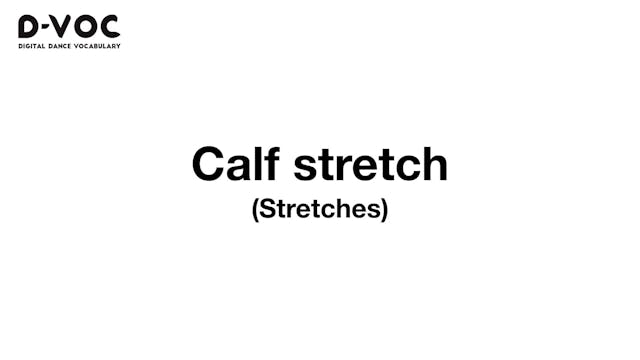 03 Stretches - Calf stretch - MT