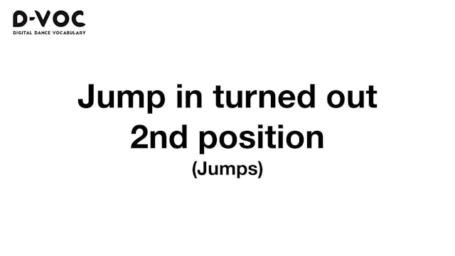 21 Jumps - Jump in turned out 2nd pos...