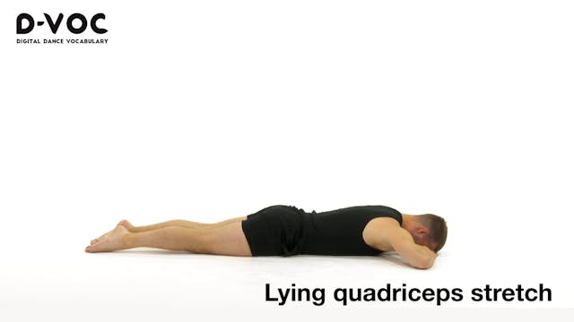 17 Stretches - Lying quadriceps stretch