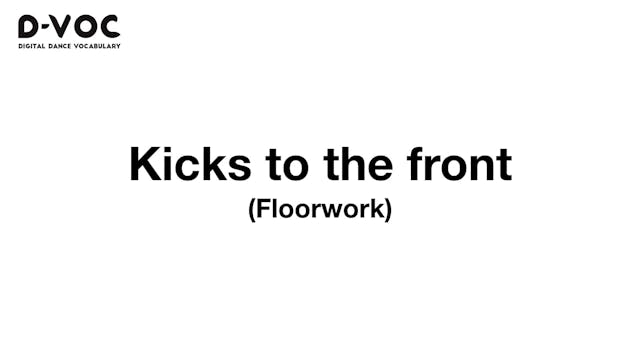 13 Floorwork - Kicks to the front - MT