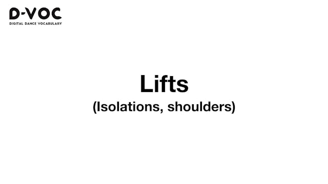 01 Isolations shoulders - Lifts MT