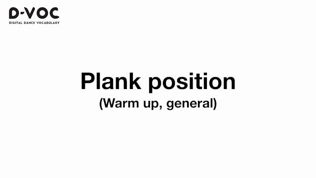 09 Warm up general - Plank position - MT