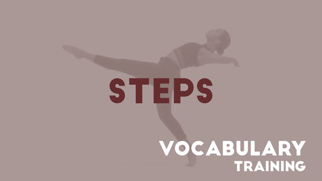 10 STEPS - Vocabulary training