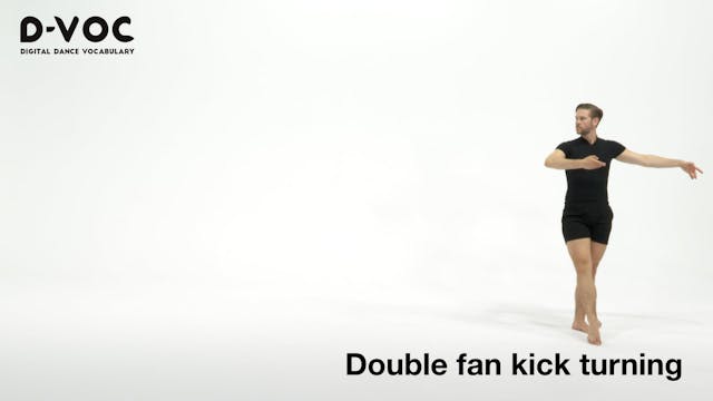 07 Jumps - Double fan kick turning