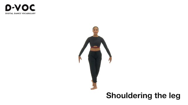 22 Stretches - Shouldering the leg