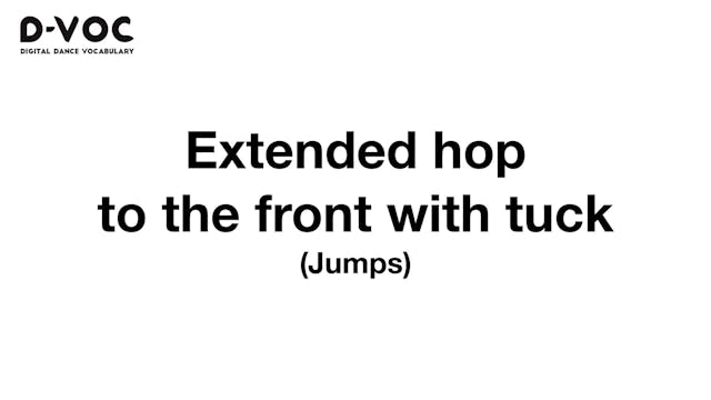 09 Jumps - Extended hop to the front ...