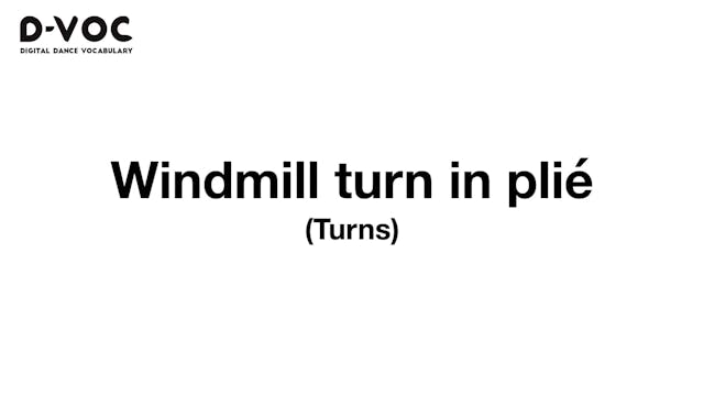 43 Turns - Windmill turn in plié - MT