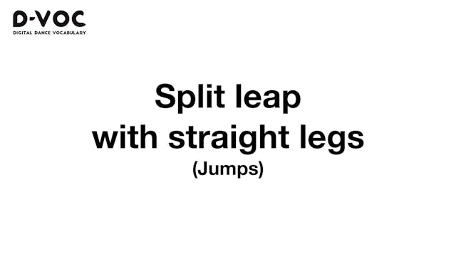 31 Jumps - Split leap with straight l...