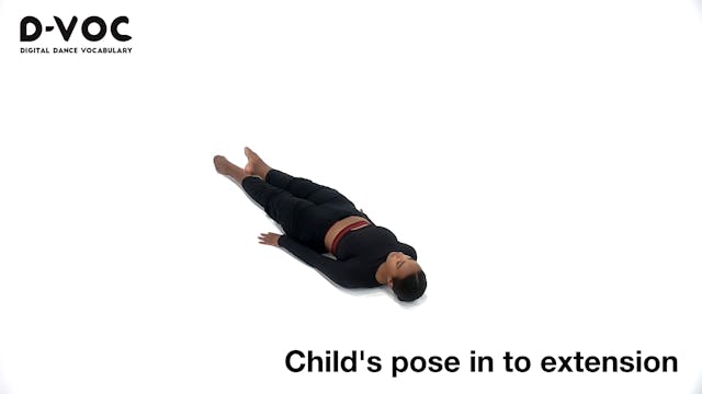 05 Stretches - Child's pose in to ext...