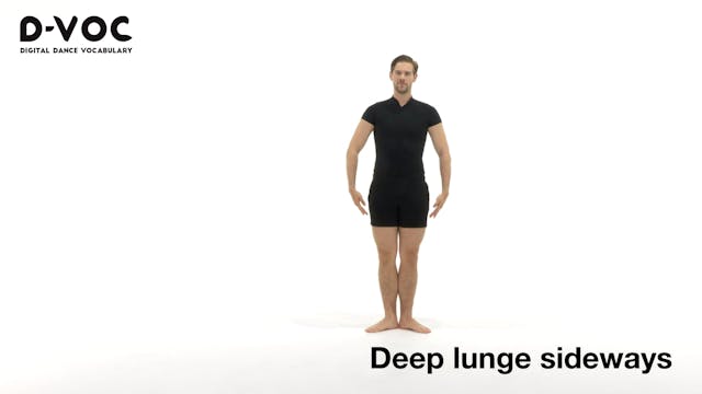 07 Stretches - Deep lunge sideways