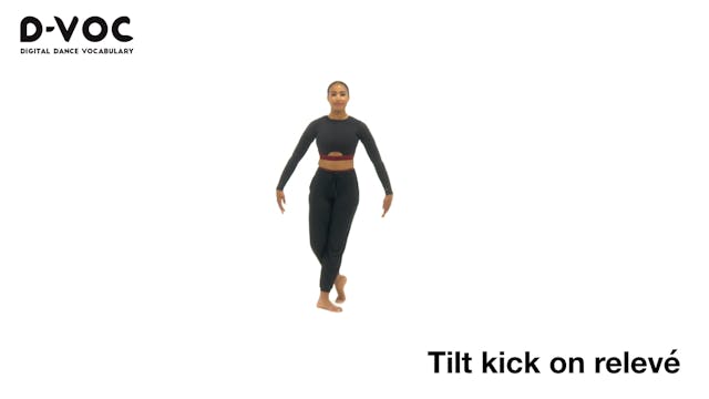 26 Kicks - Tilt kick on relevé