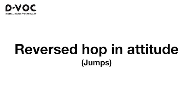 25 Jumps - Reversed hop in attitude - MT