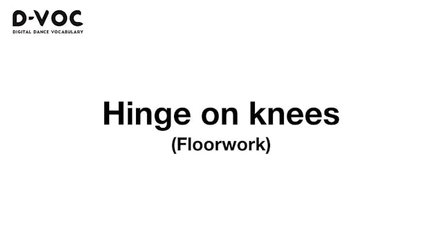 08 Floorwork - Hinge on knees - MT