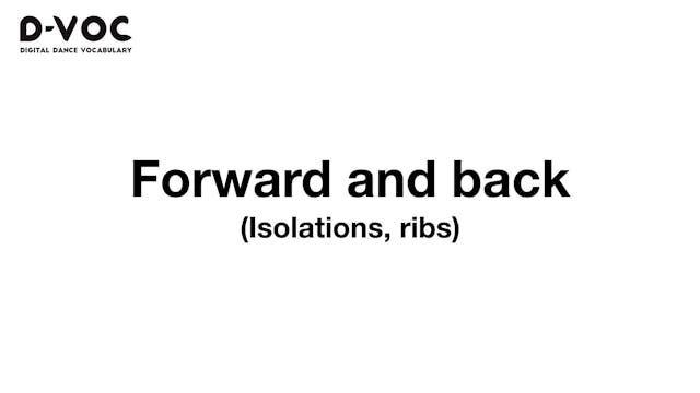 02 Isolations ribs - Forward and back MT