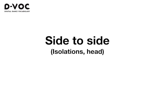 03 Isolations head - Side to side MT