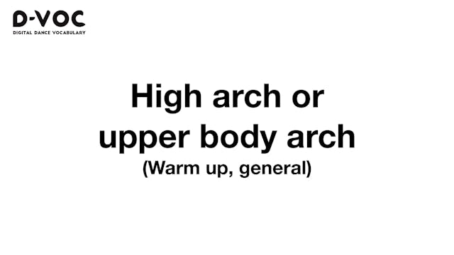 06 Warm up general - High arch - uppe...