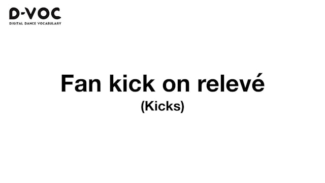 06 Kicks - Fan kick on relevé - MT