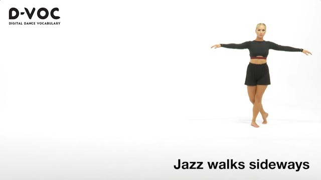 12 Travelling steps - Jazz walks side...