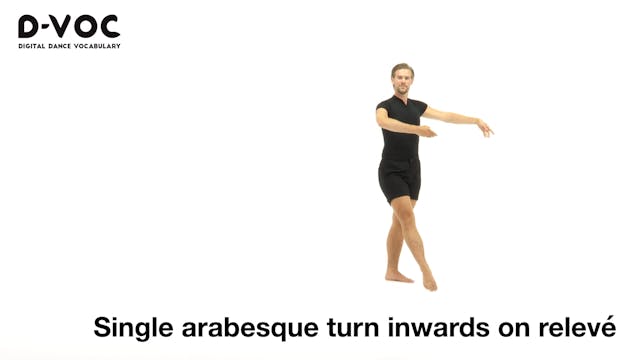 34 Turns - Single arabesque turn inwa...