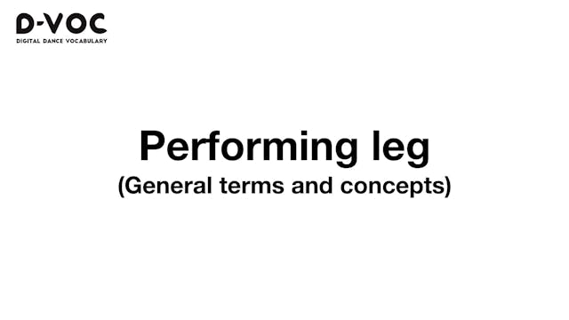 14 General terms - Performing leg MT