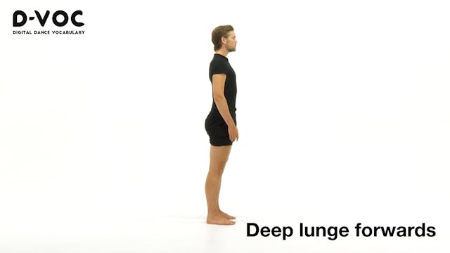 01 Warmup lunges - Deep lunge forwards