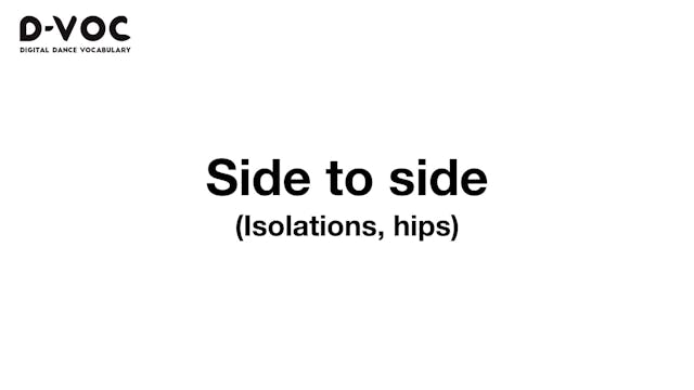 04 Isolations hips - Side to side MT