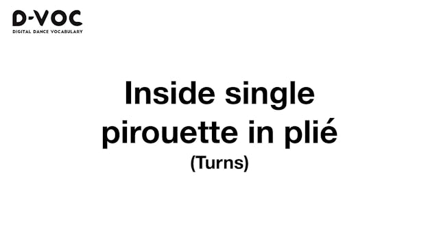 24 Turns - Inside single pirouette in...