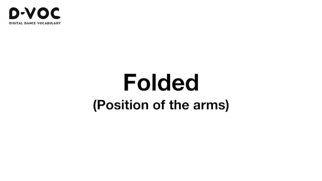 08 Position of the arms - Folded MV