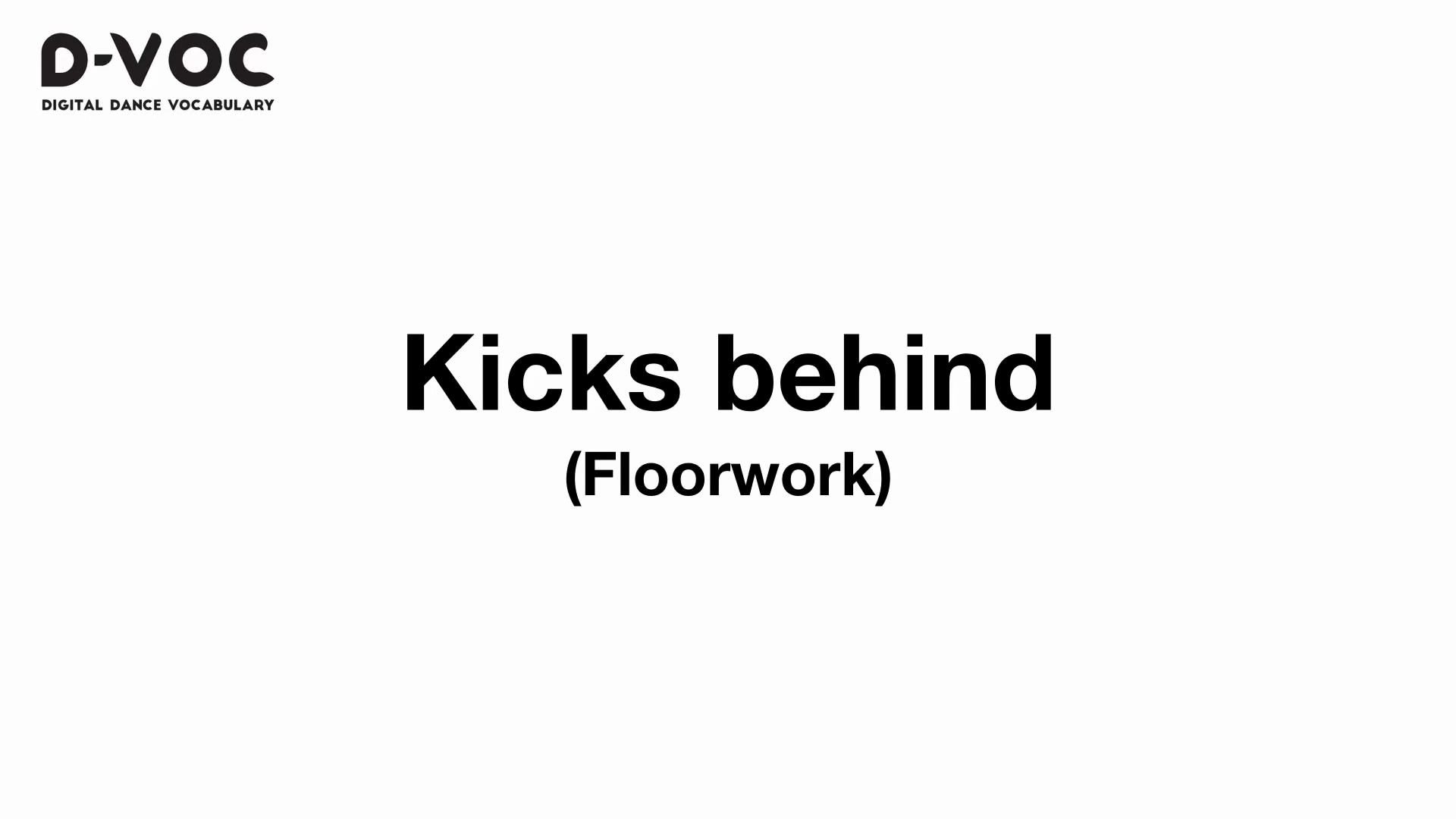 10 Floorwork - Kick behind - MT