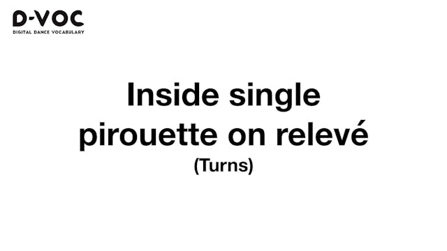 25 Turns - Inside single pirouette on...