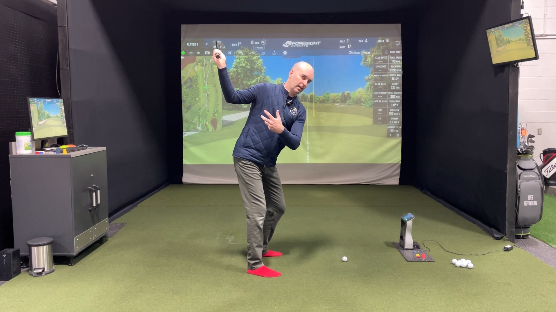 Footwork in the golf swing