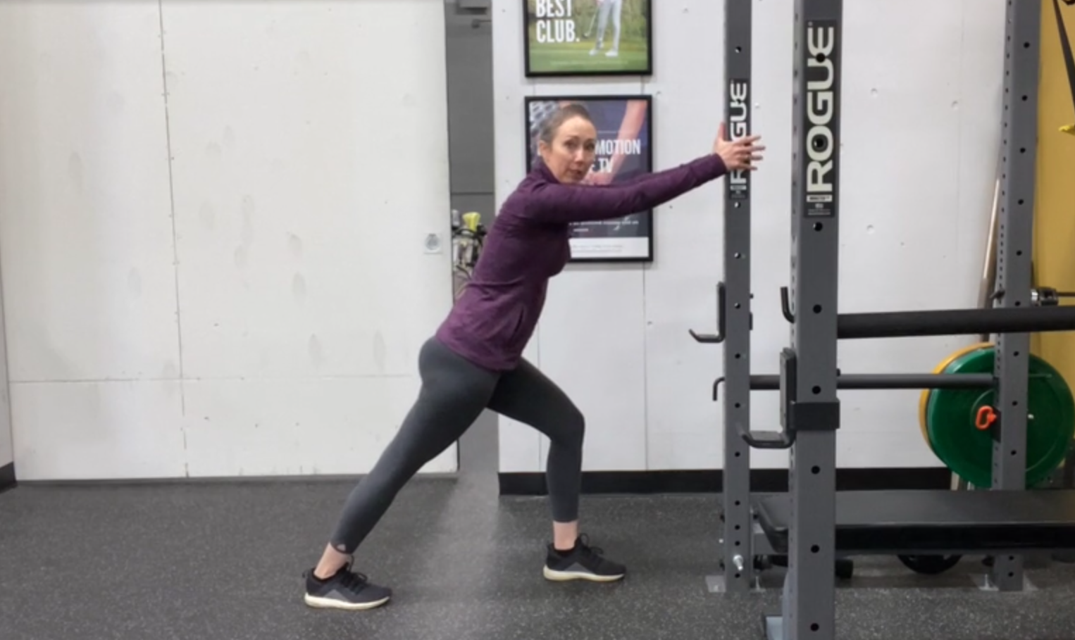 Runners calf stretch