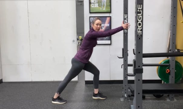 Runners calf stretch