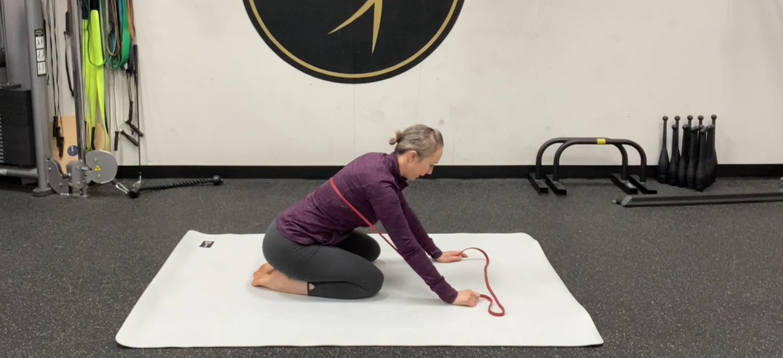 Collapsed quadruped thoracic segmentation with band