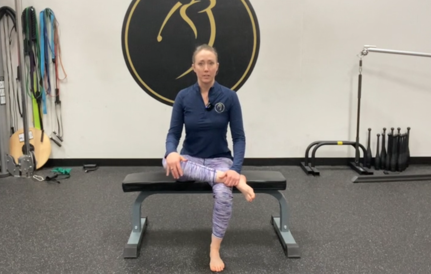 Seated figure 4 stretch