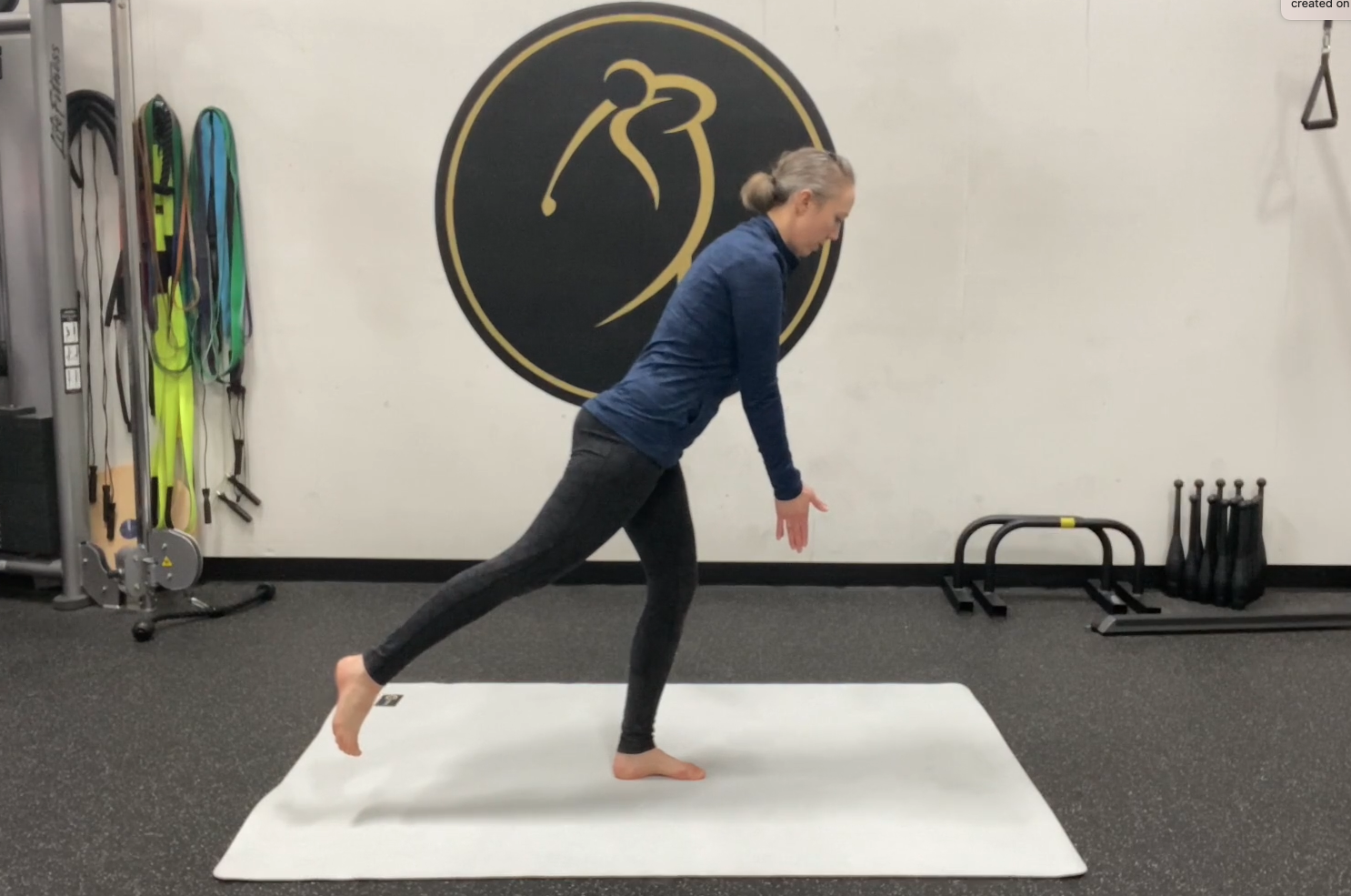 1 leg golf posture balance with hip strengthening 