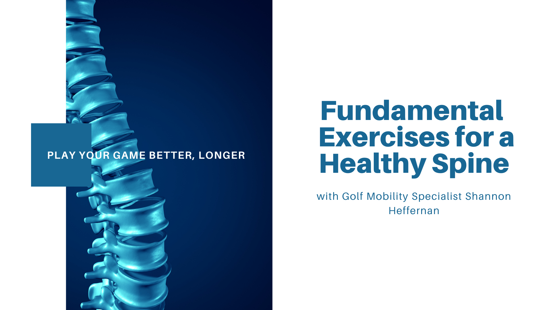 3 Fundamental Exercises for a Healthy Spine