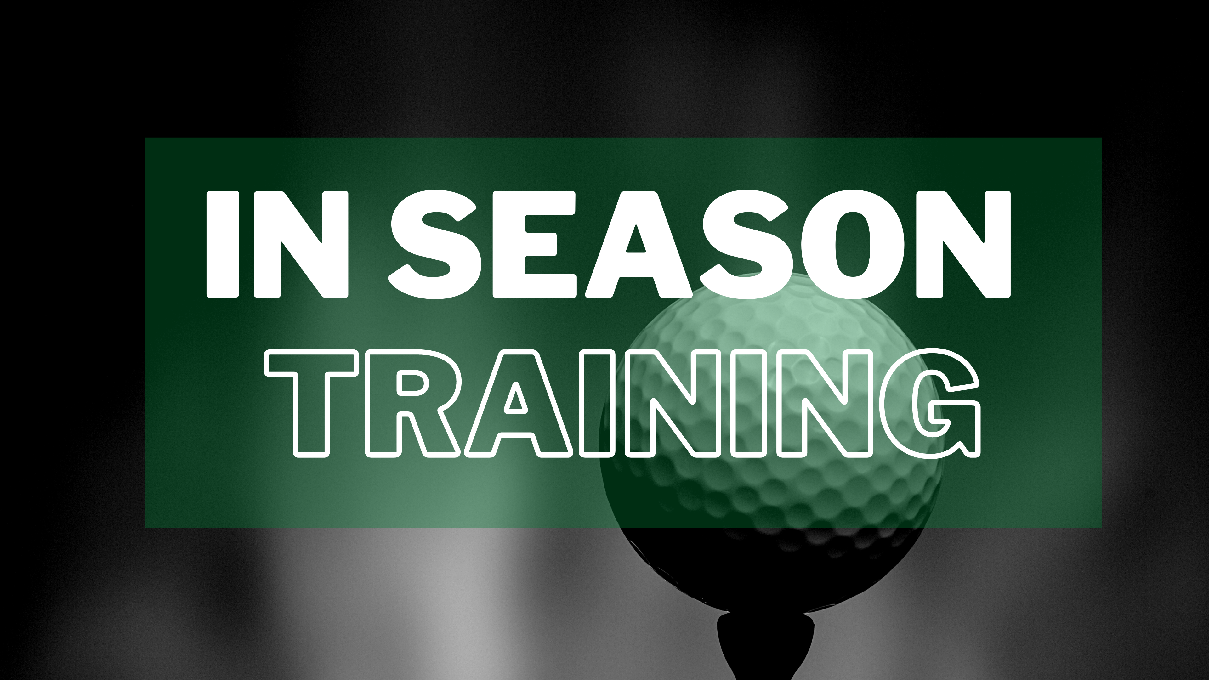 In Season Training
