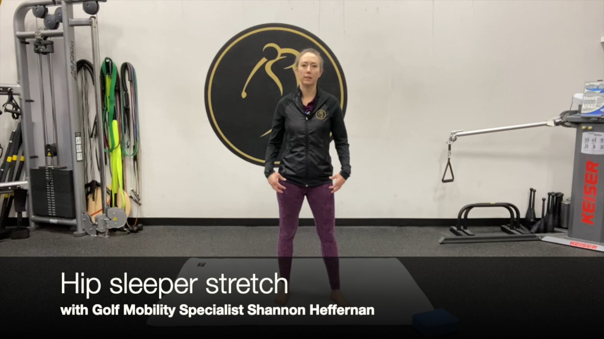 Hip sleeper stretch (90/90 internal hip stretch alternative)