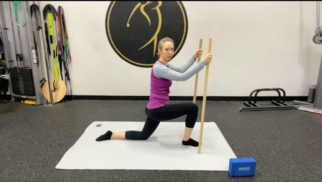 Hip flexor stretch