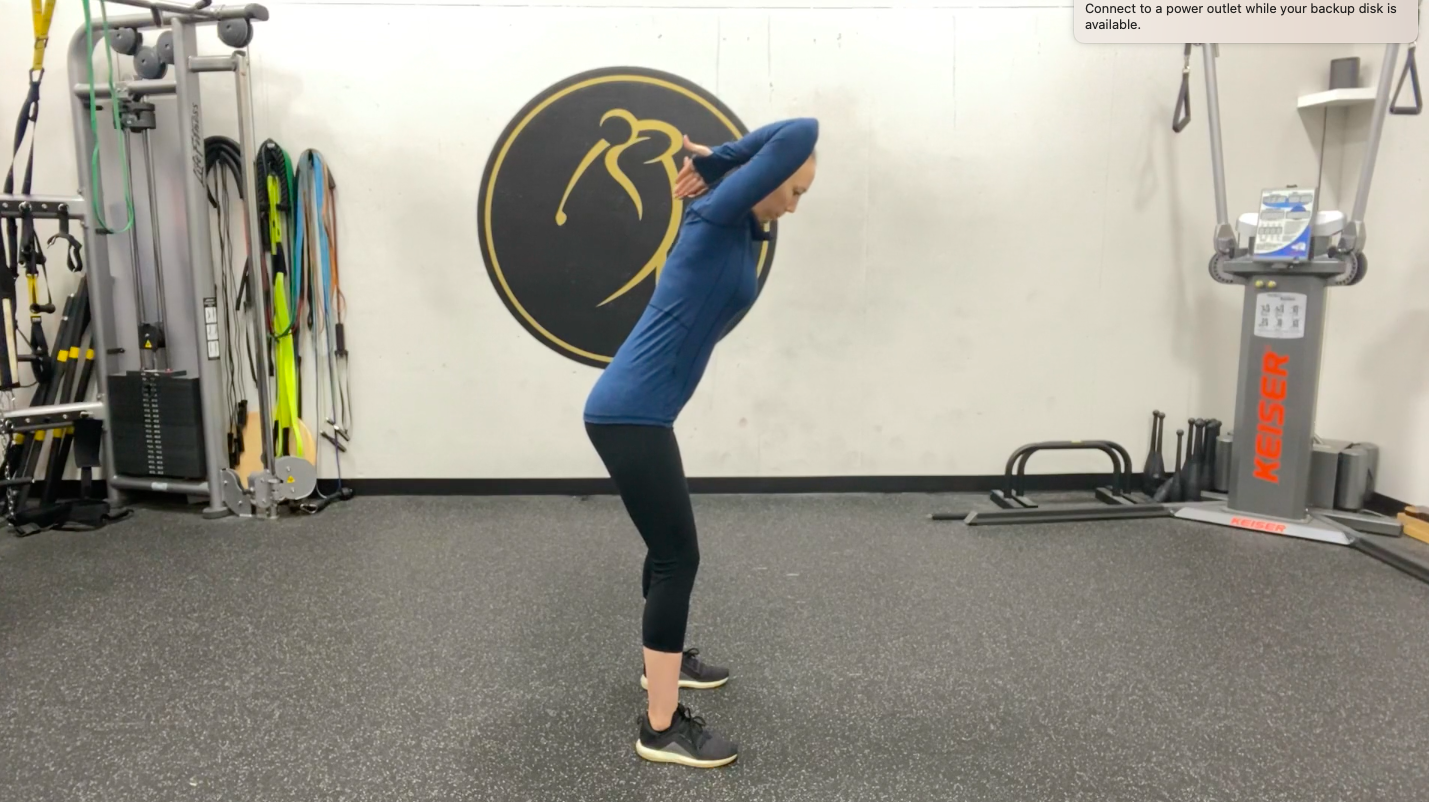 Golf posture shoulder swimmers