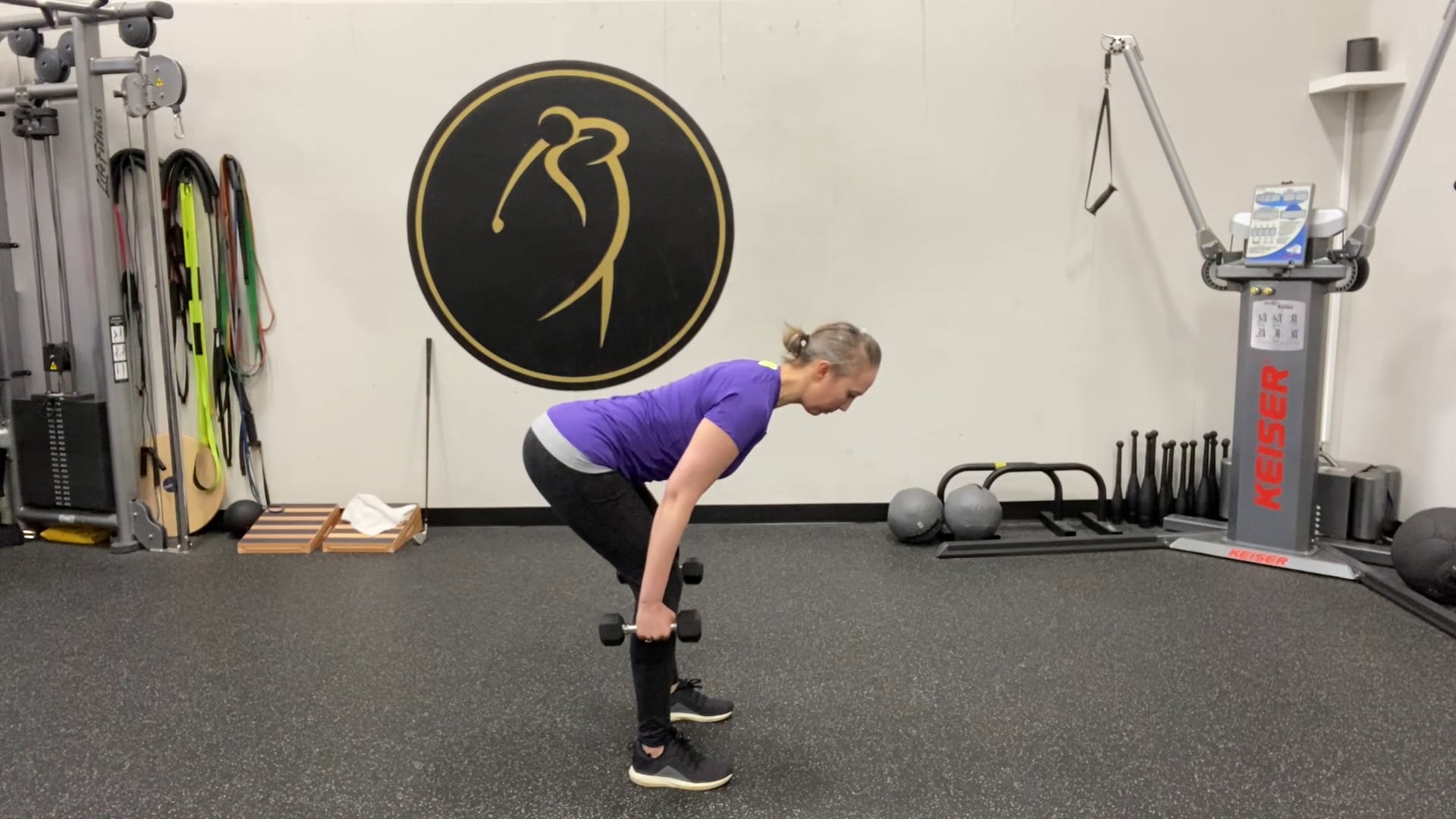 Dumbbell strength circuit 