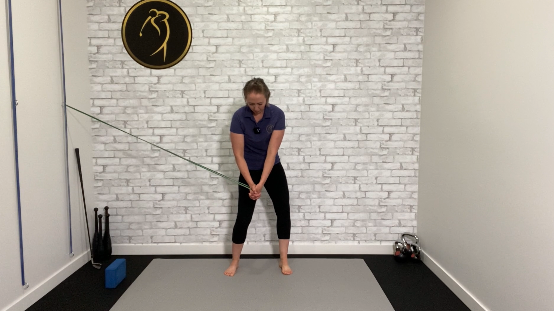 Mobility routine for better lower body rotation in the downswing 