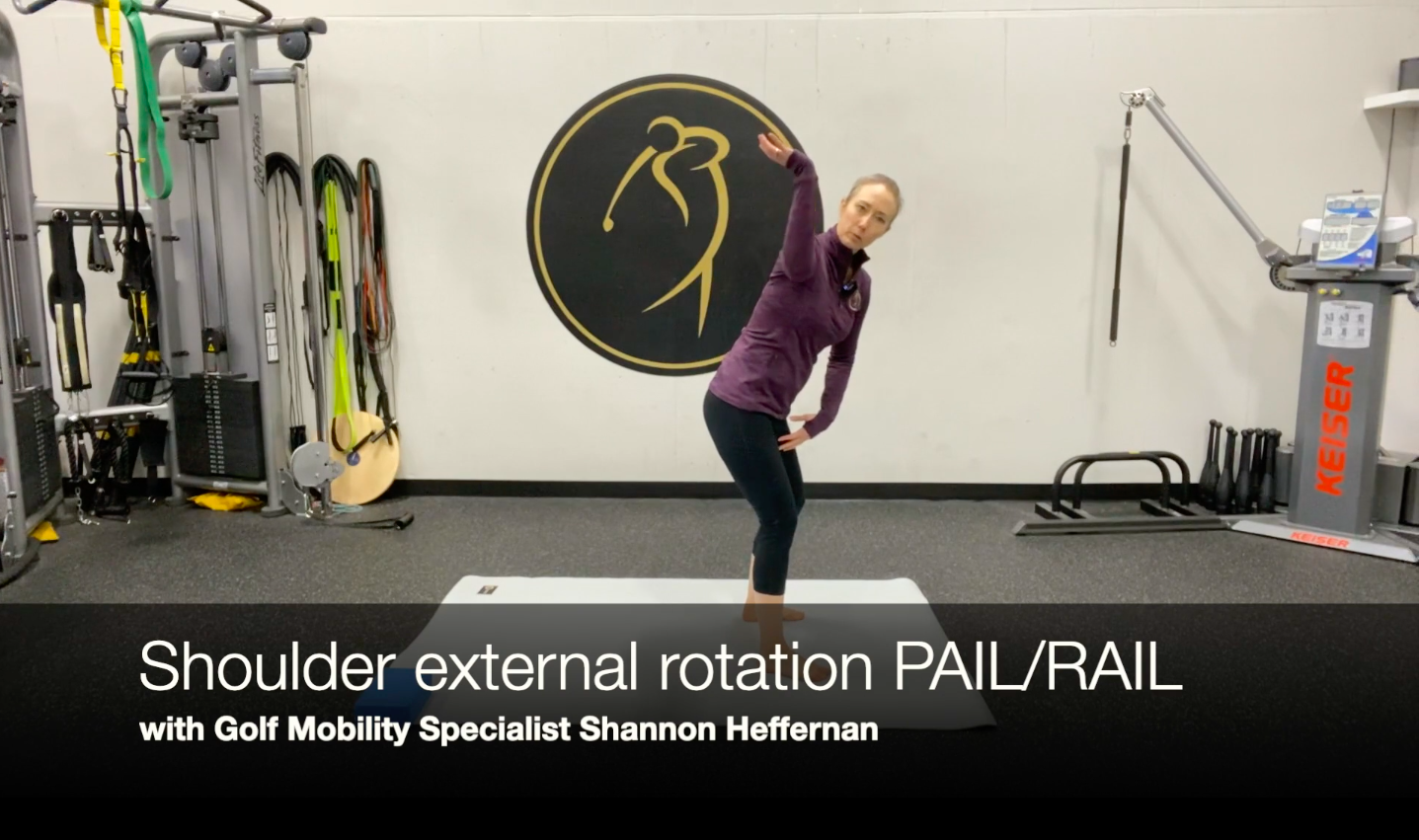 Shoulder external rotation stretch