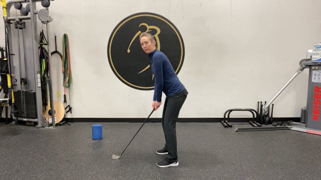 Golf posture mobility routine