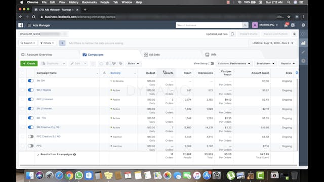 Facebook Ads Overview - Starting with...