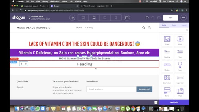 Creating a Sales Page for your Product