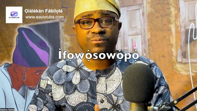 Ìfọwọ́sowọ́pọ̀ = Cooperation